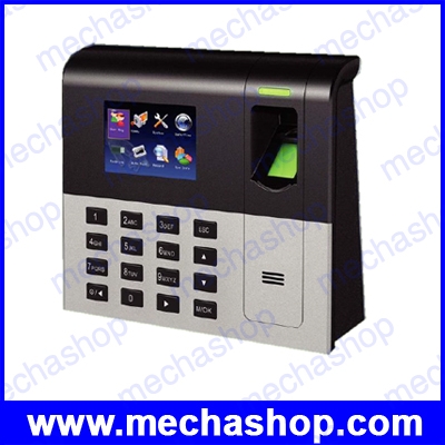 เครื่องสแกนลายนิ้วมือ สแกนนิ้วมือลงเวลา TFT 3.0inch ZK-UA200 Fingerprint Time Attendance Clock Recorder Employee (เมนูภาษาไทย)