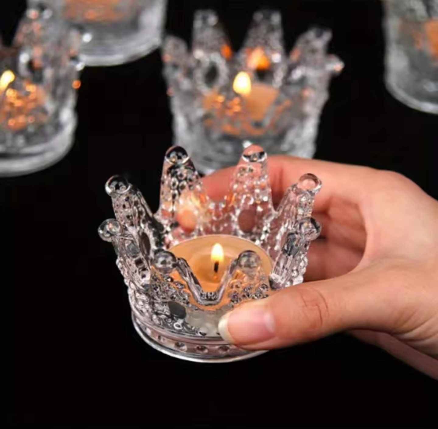 ถ้วยแก้วอเนกประสงค์ แท่นวางพู่กัน สามารถวางพู่กันได้ ใส่อะไหล่ติดเล็บ