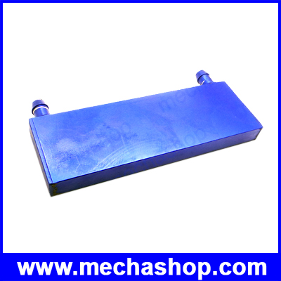บล็อกน้ำระบายความร้อน 122x41x12mm Aluminium Water Cooling Block Heatsink Block Liquid Cooler For CPU GPU Laser Head
