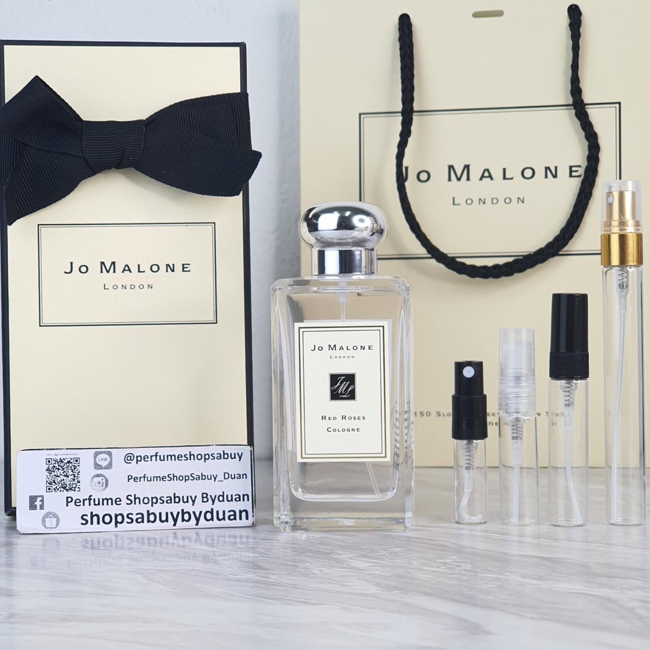 น้ำหอมแท้แบ่งขาย Jo malone Red Roses Cologne 💕Travel Size #แบบทดลอง