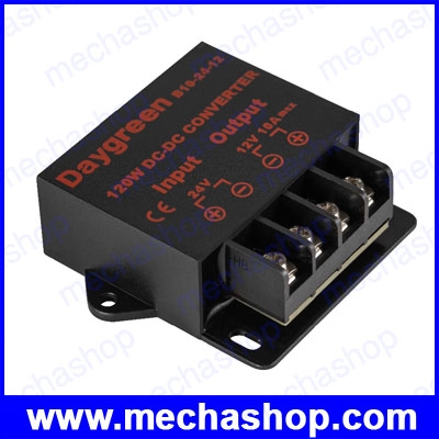 ดีซีคอนเวอร์เตอร์ 24VDC TO 12VDC 10AMP 120W DC DC Converter Regulator CE Certificated