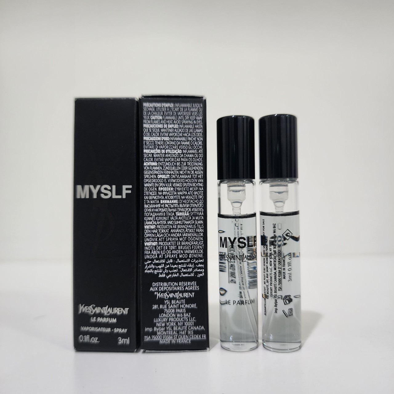 น้ำหอมจิ๋วมินิ YSL MYSLF Le Parfum 3ml แบบสเปรย์ ( Mini Perfume น้ำหอมขนาดพกพา) น้ำหอมจิ๋วมินิแบบทดลองแบบสเปรย์ พกพาก็สะดวกใช้ฉีดตามจุดชีพจร