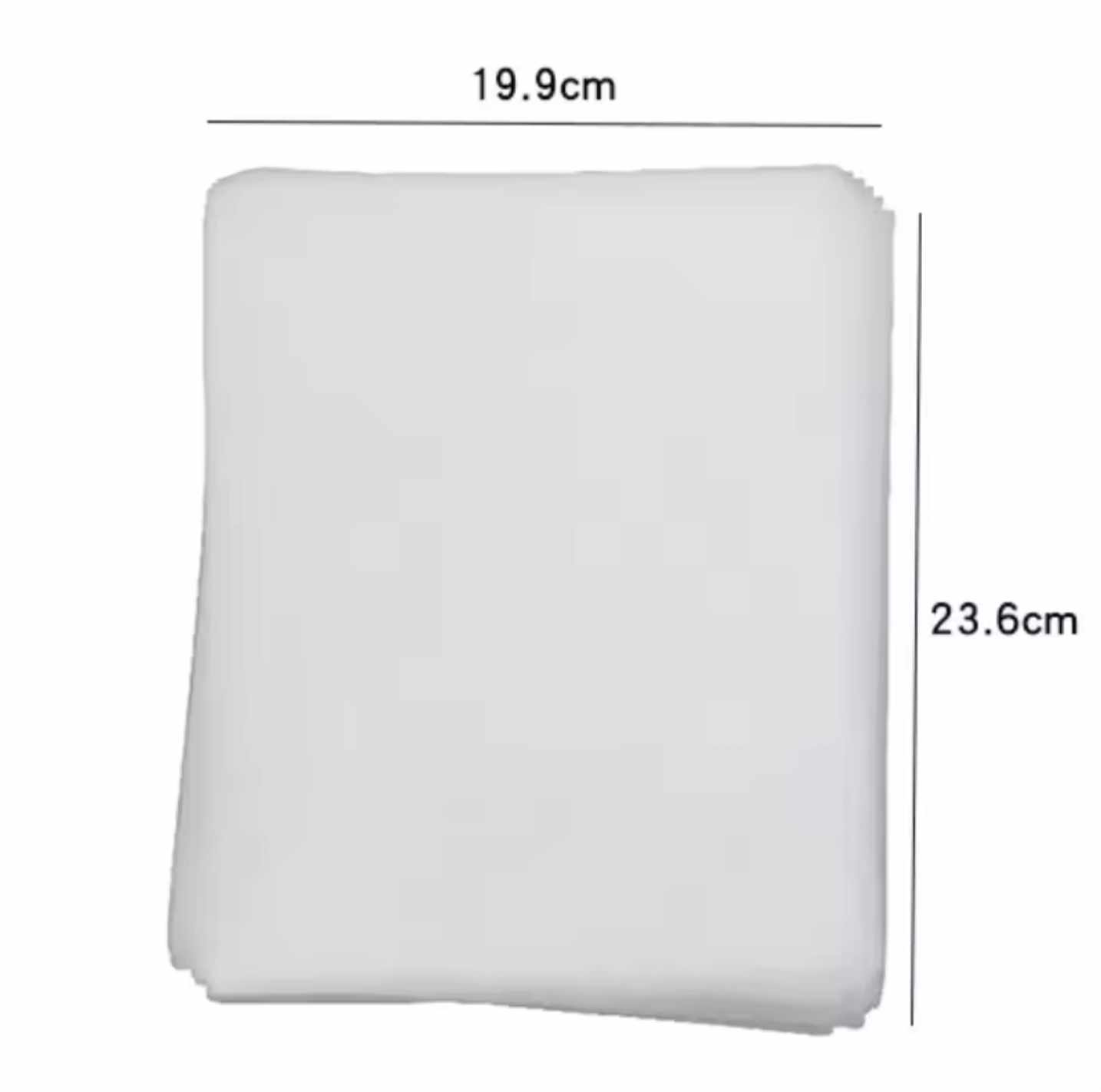 แผ่นกรองฝุ่น ใช้สำหรับเครื่องดูดฝุ่นเล็บ แบบใช้แล้วทิ้ง 100แผ่น/แพ็ก