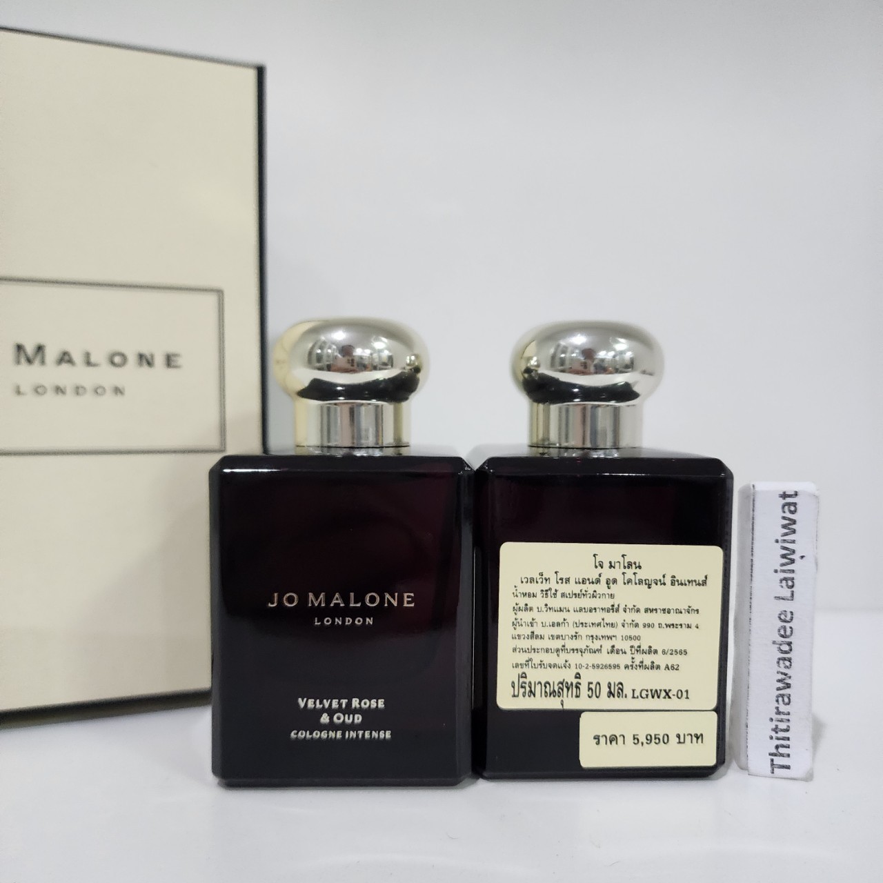 น้ำหอมแท้ Jo Malone Velvet Rose & Oud Intense 50ml ป้ายไทย ผลิต 06/2022