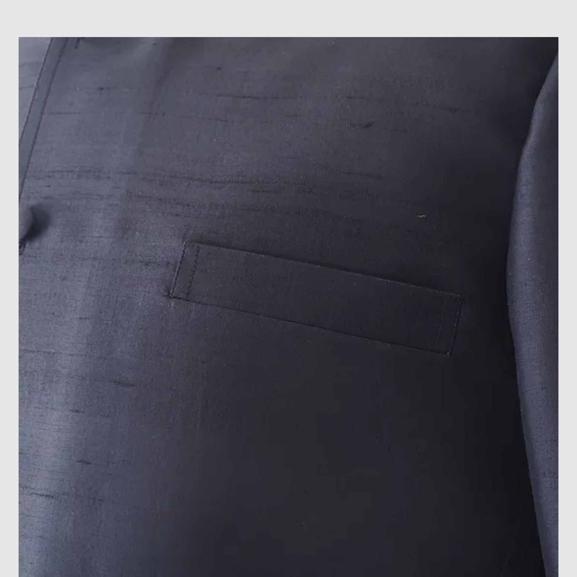 เสื้อสูทพระราชทาน แขนสั้น ไหมสีพื้นเนื้อหยาบ | ตัดเย็บตามรูปร่าง | เลือกสีผ้า ส่งไซส์ได้