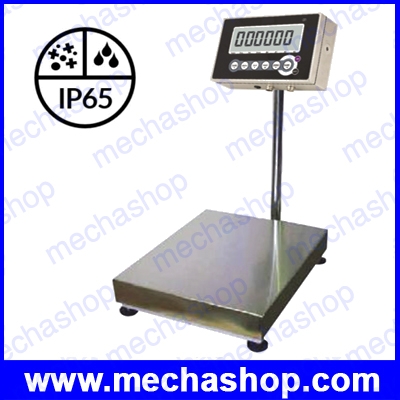 เครื่องชั่งพื้นสแตนเลสดิจิตอลตั้งพื้น ชั่งได้ 15kg/1g, 30kg/2g, 60kg/5g, 150kg/10g, 300kg/20g, 500kg/50g, 750kg/100g รุ่น TI-01SS, TI-02SS ยี่ห้อ TIGER (ไต้หวัน)