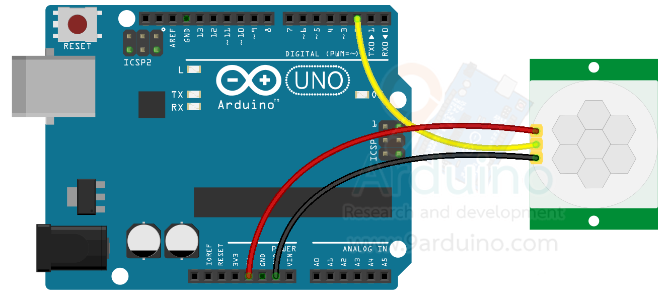 Arduino HC-SR501 PIR