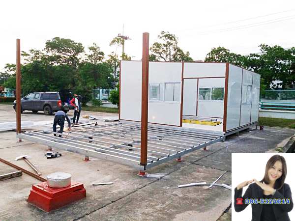 ออฟฟิศสำเร็จรูป บ้านสำเร็จรูป 5.40x10.40เมตร