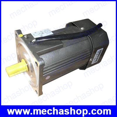 อินดักชั่นมอเตอร์ Induction Motor AC 220V 180W Single phase regulated speed motor with gearbox,กลับทางหมุนได้ เลือกอัตราทดได้ (สินค้า Pre-Order)