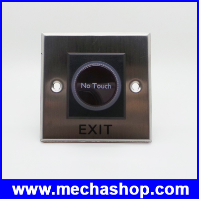 สวิทซ์ไร้สัมผัส ปุ่มกดออกประตูโดยไม่ต้องสัมผัส Infrared Sensor Switch No Touch Contactless Door Release Exit Button With LED Indication