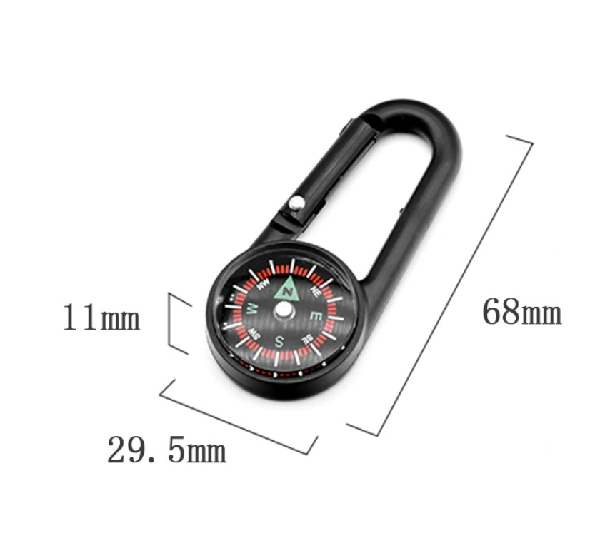 คลิป carabiner,snap link แบบมีเข็มทิศ