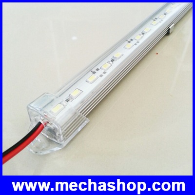 หลอดผอม ฝาครอบใส LED tube LED Bar light 18w 1800lm DC12v SMD5630 72leds 100cm 18W