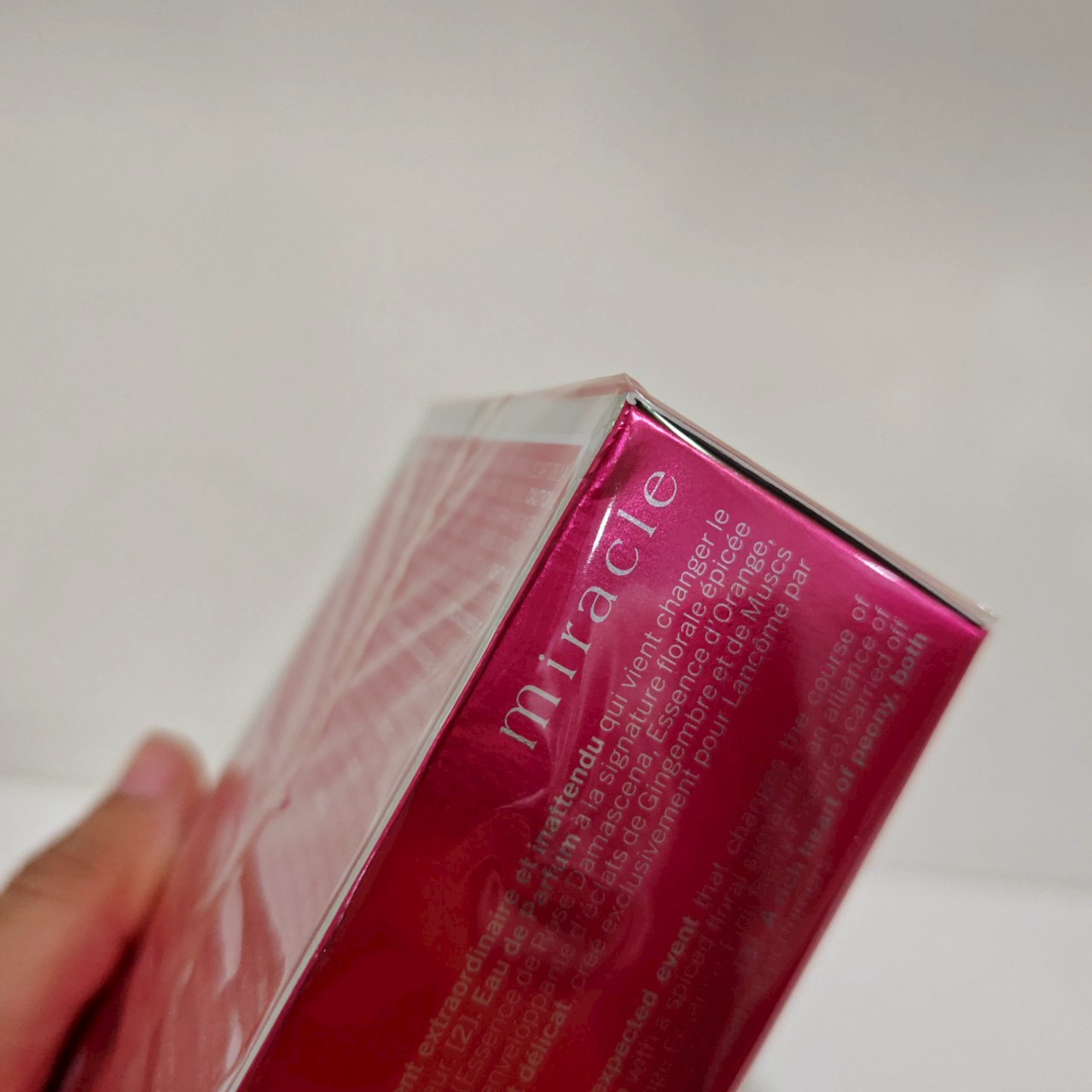 น้ำหอมแท้ Lancome Miracle for Women EDP 100ml กล่องซีล