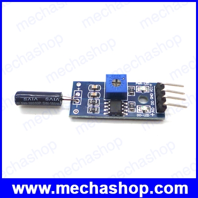 เซนเซอร์วัดแรงสั่นสะเทือน ไวเบรชั่นเซนเซอร์ Smart Electronics Vibration Sensor Module Vibration Switch Alarm Module สำหรับ Arduino