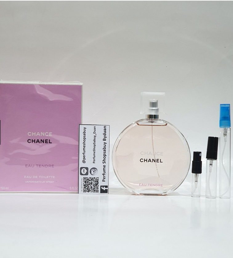 น้ำหอมแท้แบ่งขาย Chanel Chance Eau Tendre EDT 💕Travel Size แบบทดลอง