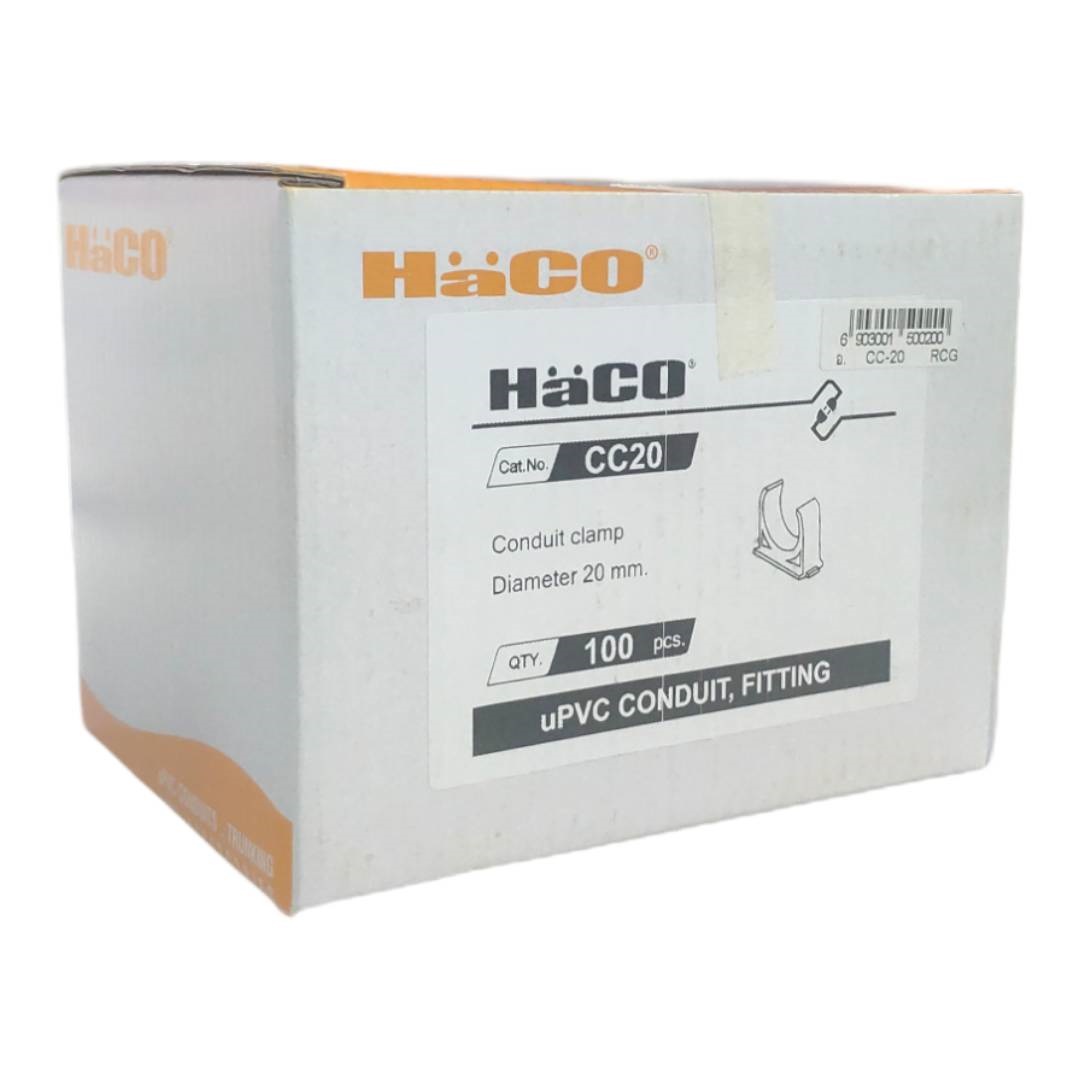 HACO CC20 CONDUIT CLAMP ก้ามปูจับท่อ 20mm