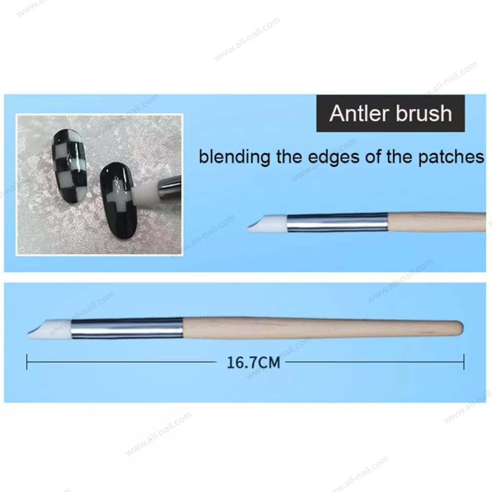 พู่กันยาง พู่กันซิลิโคน งานปั้นดอก,ปั้นนูน มี5แท่ง