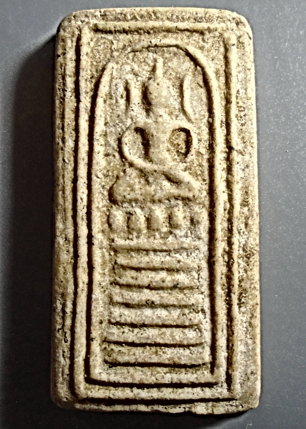 สมเด็จไพ่ตอง บัว 5 จุดหลังโรยตะไบทอง ไม่ทราบที่