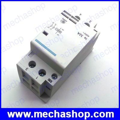 เอซีคอนแทคเตอร์ แมคเนติกคอนแทกเตอร์ Household AC contactor 2NO 2P 32A Coil 220/230V 50/60HZ Din rail
