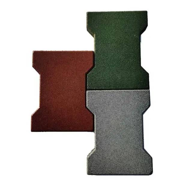 พื้นยางสังเคราะห์สนามเด็กเล่น แบบตัวหนอน หนา20mm