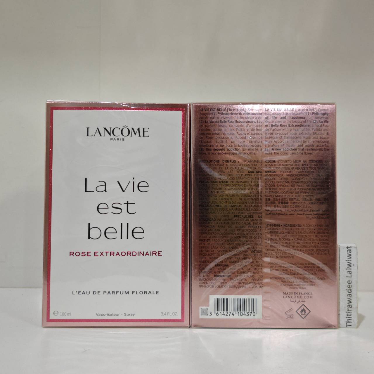 น้ำหอมแท้ Lancome La Vie Est Belle Rose Extraordinaire 100ml กล่องซีล