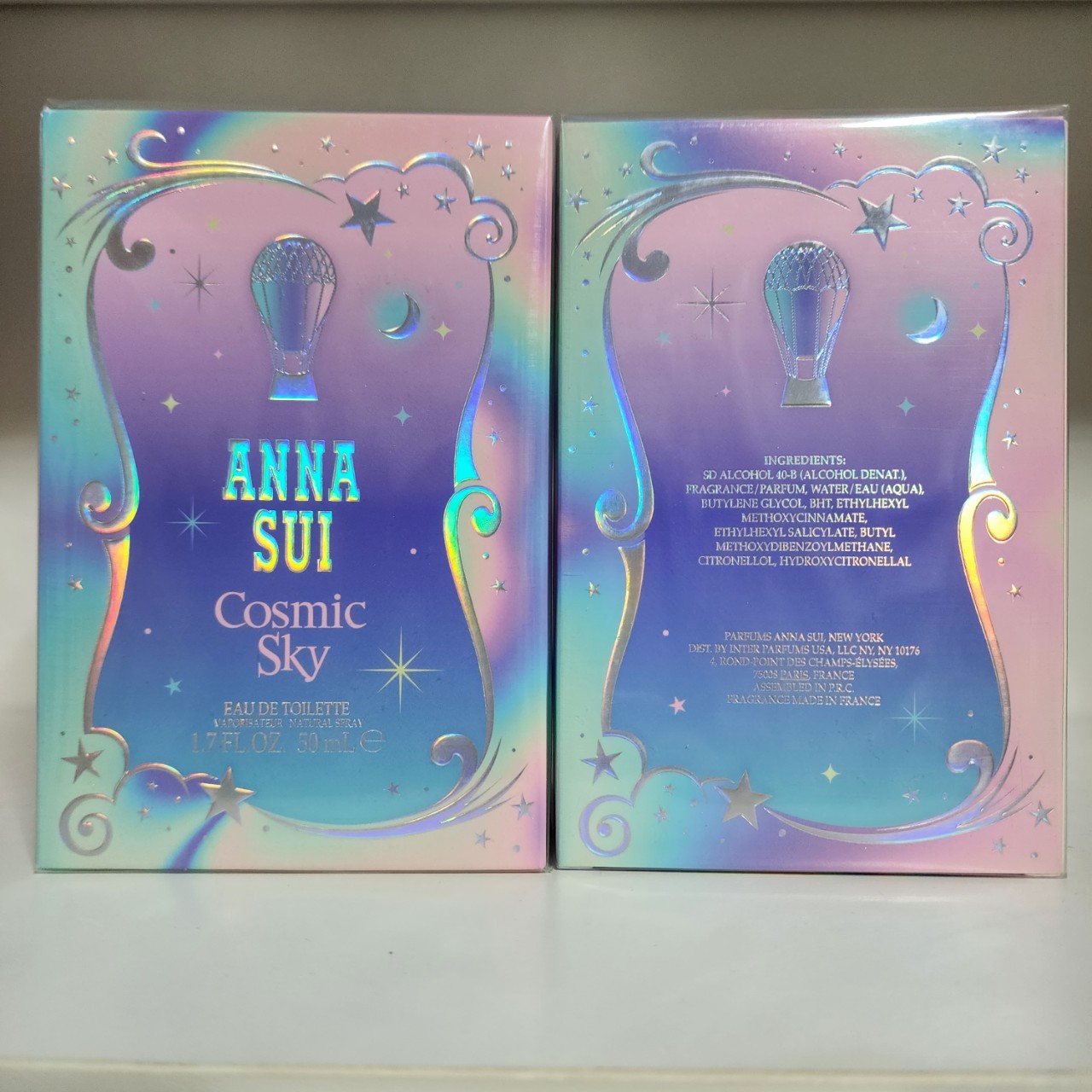 น้ำหอมแท้ Anna Sui Cosmic Sky Eau De Toilette 50ml กล่องซีล