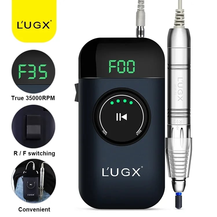 เครื่องเจียรเล็บไร้สาย LUGX LG609 มีแบตในตัว 35000RPM ของแท้100%