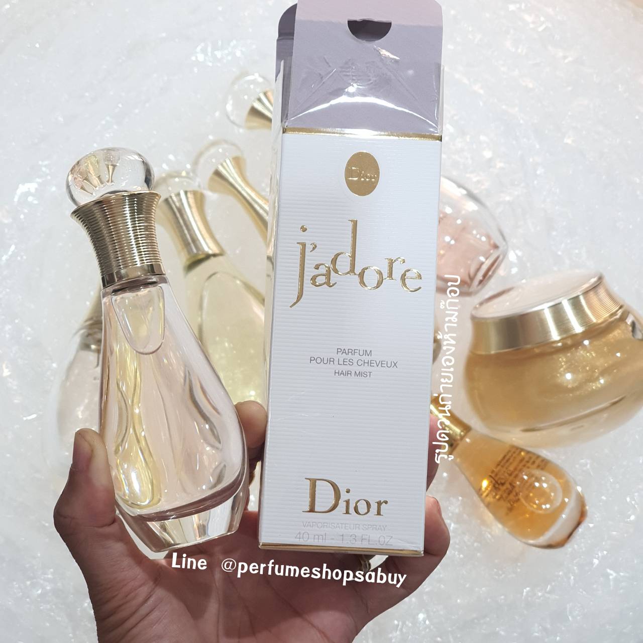 น้ำหอมแท้แบ่งขาย Christian Dior J’Adore Jadore Parfum Pour Les Cheveux Hair Mist น้ำหอมสำหรับผม 💕Travel Size แบบทดลอง