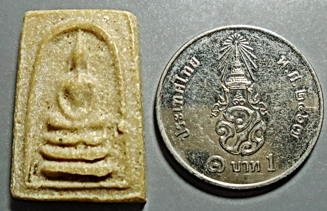 สมเด็จคะแนนหลังพระสิวลี เนื้อผงน้ำมัน ปี15 หลวงพ่อกวย วัดบ้านแค บล็อควัด นิยม