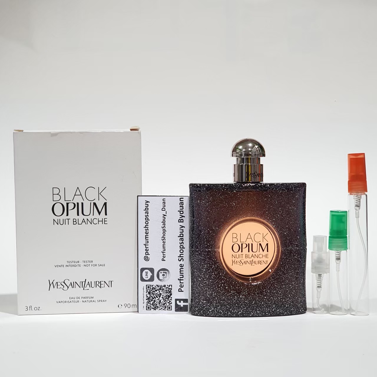 น้ำหอมแท้แบ่งขาย YSL Black Opium floral shock EDP💕Travel Size แบบทดลอง