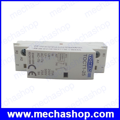 เอซีคอนแทกเตอร์ แมกเนติกคอนแทกเตอร์ 2P 25A 1NC 1NO Coil 220230V 5060HZ Din rail Household AC Contactor