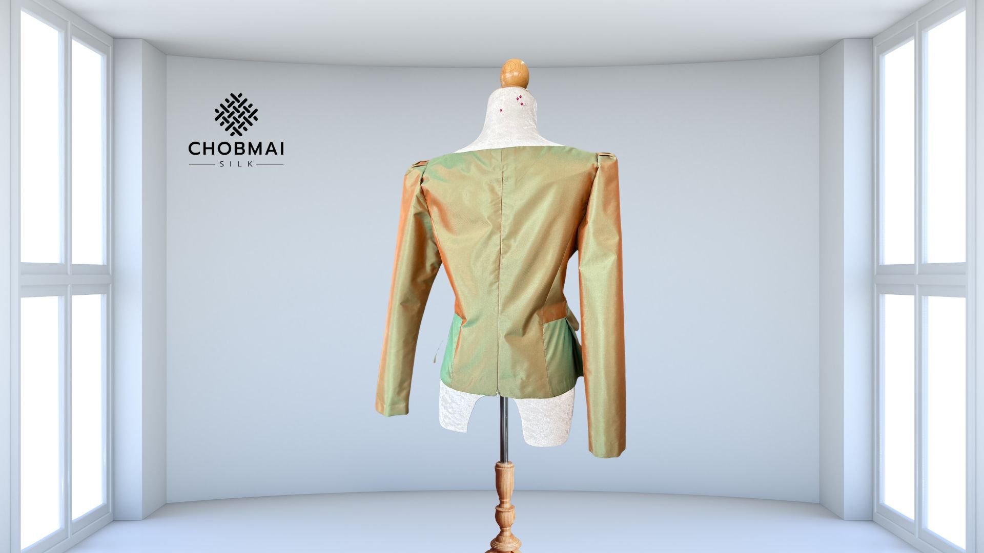 แบบตัด เสื้อผ้าไหม (ไม่รวมผ้า) ตามแบบ รหัส CUT-ST-0706661