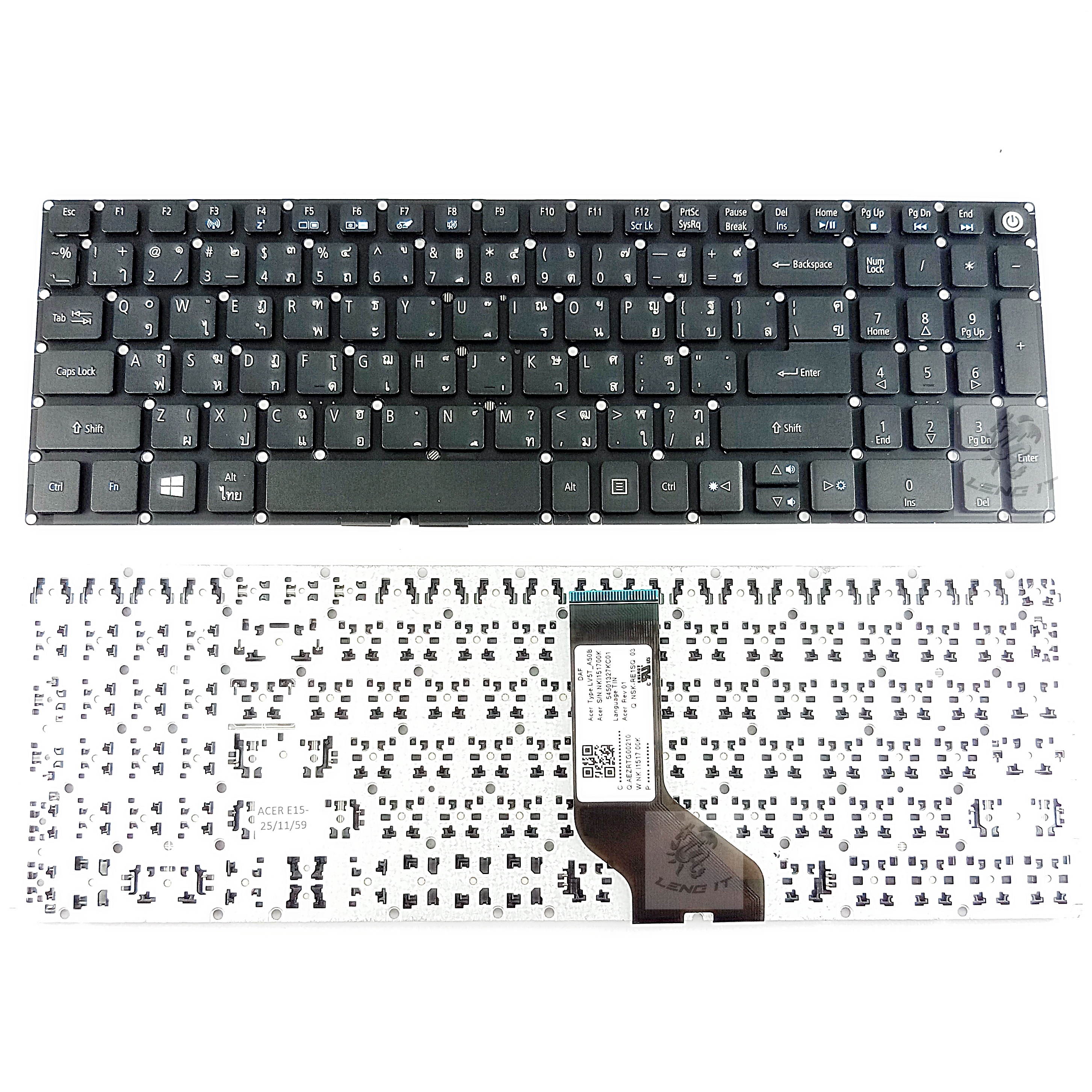 KEYBOARD ACER ASPIRE E15 / E5-573 มีปุ่ม POWER