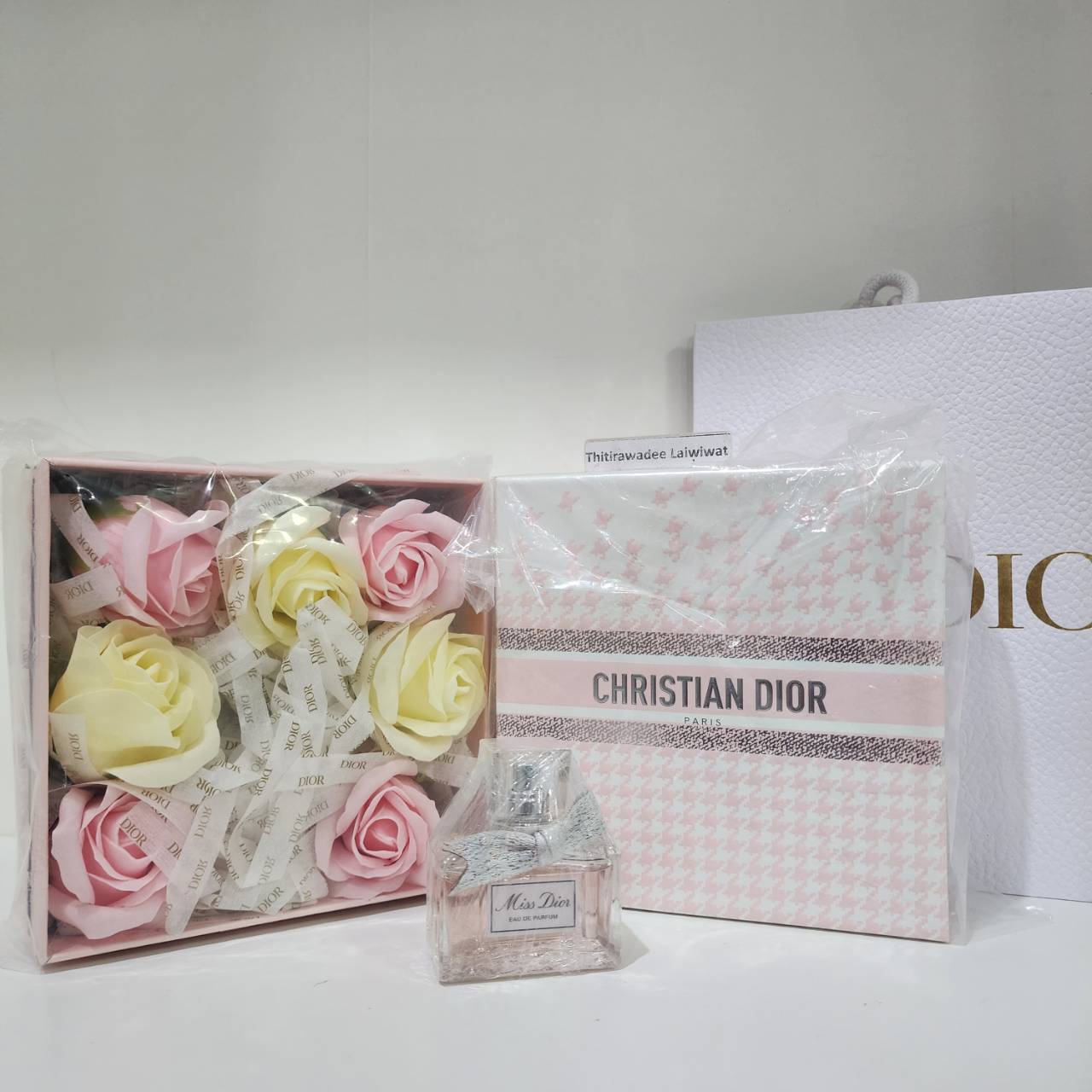 น้ำหอมแท้ Christian Dior Miss Dior EDP 30ml Box set Rose กล่อง limited • ดอกกุหลาบ • ถุง dior น่ารักเกินเบอร์