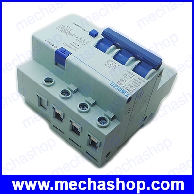 เซอร์กิตเบรกเกอร์ ป้องกันกระแสเกิน ไฟฟ้ารั่ว 3P 25A DZ47LE-32 400V- Residual current Circuit breaker with over-current and Leakage protection RCBO