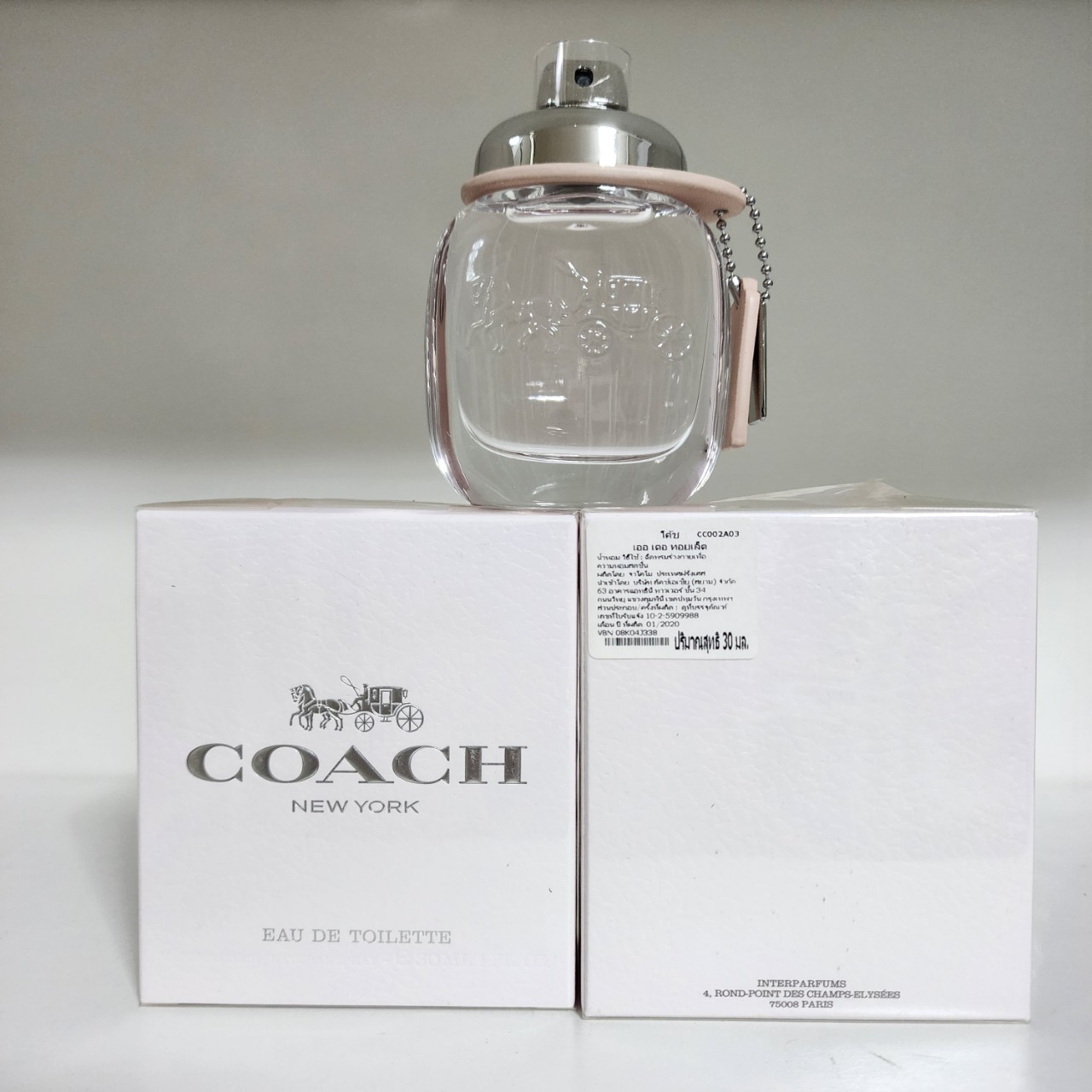 น้ำหอมแท้ Coach edt Coach New York Eau De Toilette 30ml กล่องซีลป้ายไทย
