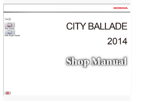 CD คู่มือซ่อมรถยนต์ วงจรไฟฟ้า Wiring Diagram รหัสปัญหา DTC HONDA CITY 2014 L15Z1 (CVT) and (M/t) ทั้งคัน (TH)