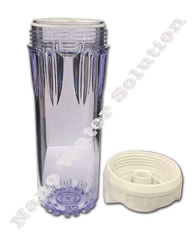 Housing 10" สีใสเกลียว 1/4"