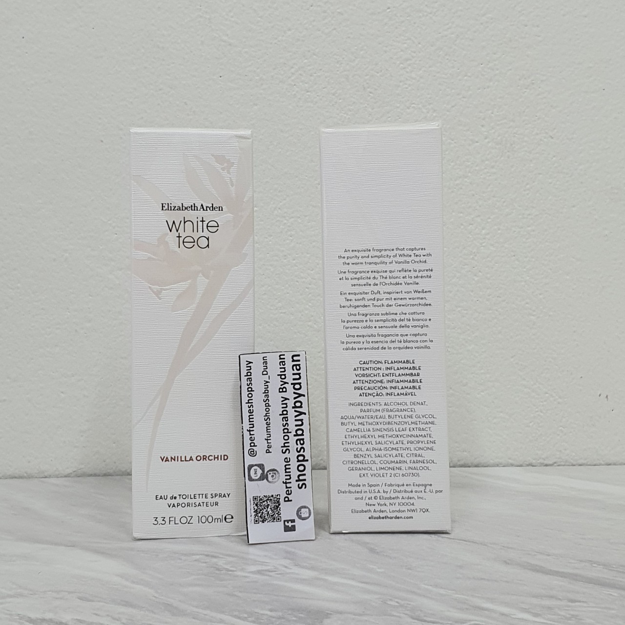 น้ำหอมแท้แบ่งขาย Elizabeth Arden White Tea Vanilla Orchid Eau de Toilette 💕Travel Size แบบทดลอง