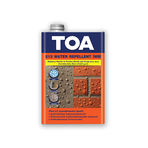 TOA 213 Water Repellant น้ำยาเคลือบกันซึม เชื้อรา ตะไคร้น้ำ สูตรน้ำ ทีโอเอ