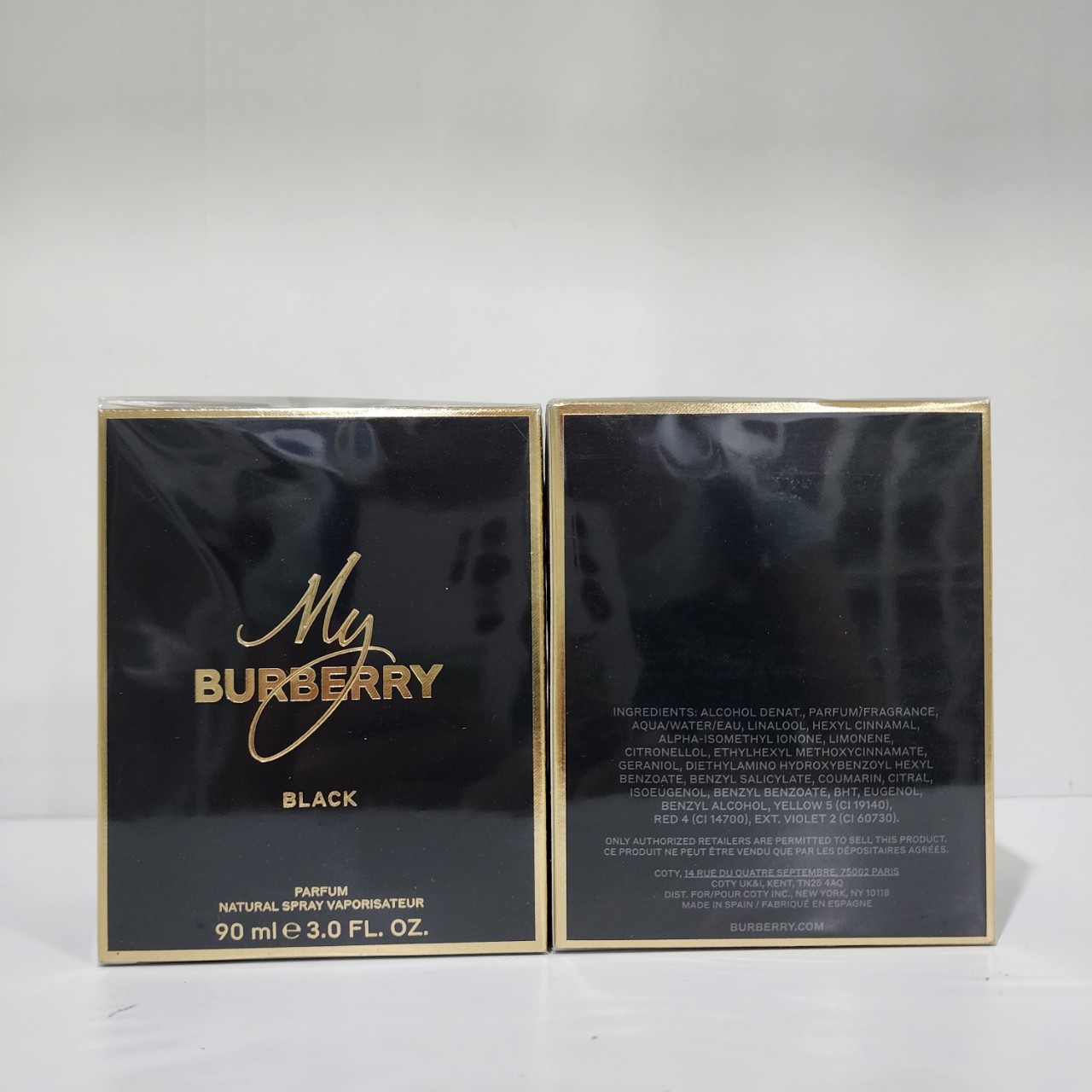 น้ำหอมแท้ Burberry My Burberry Black Parfum 90ml กล่องซีล