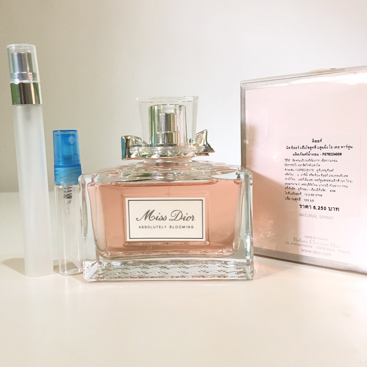 น้ำหอมแท้แบ่งขาย Christian Dior Miss Dior Absolutely Blooming edp 💕Travel Size แบบทดลอง