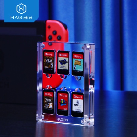 Nintendo Switch Game Card Storage Cyrstal stack by Hagibis