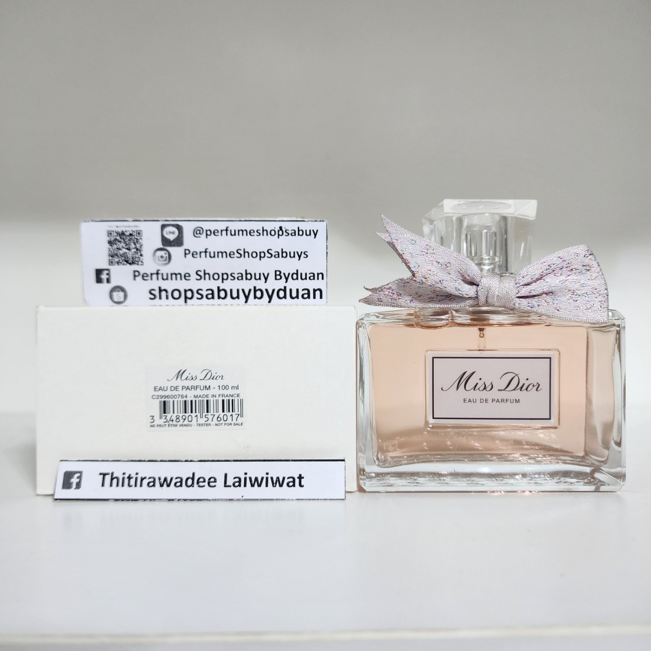 น้ำหอมแท้ Christian Dior Miss Dior Eau de Parfum รุ่น 2021 ขนาด 100ml กล่องเทส