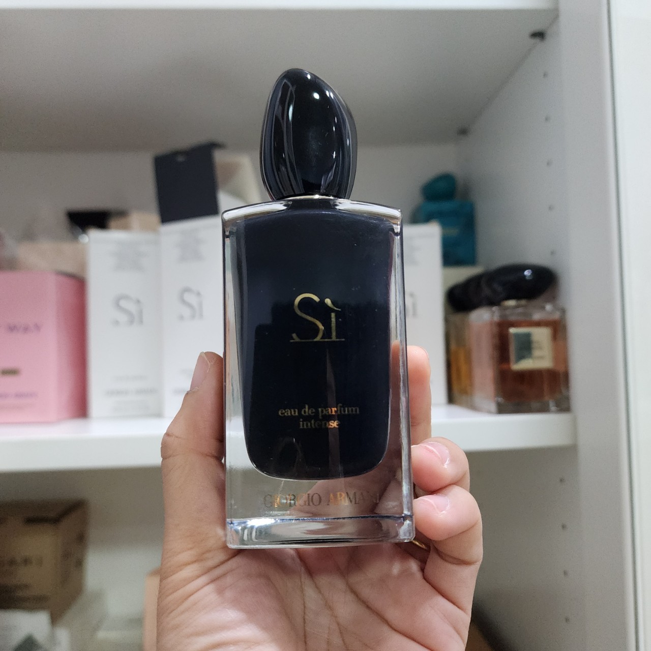 น้ำหอมแท้แบ่งขาย Giorgio Armani Si Eau de Parfum Intense ปี 2017💕Travel Size แบบทดลอง