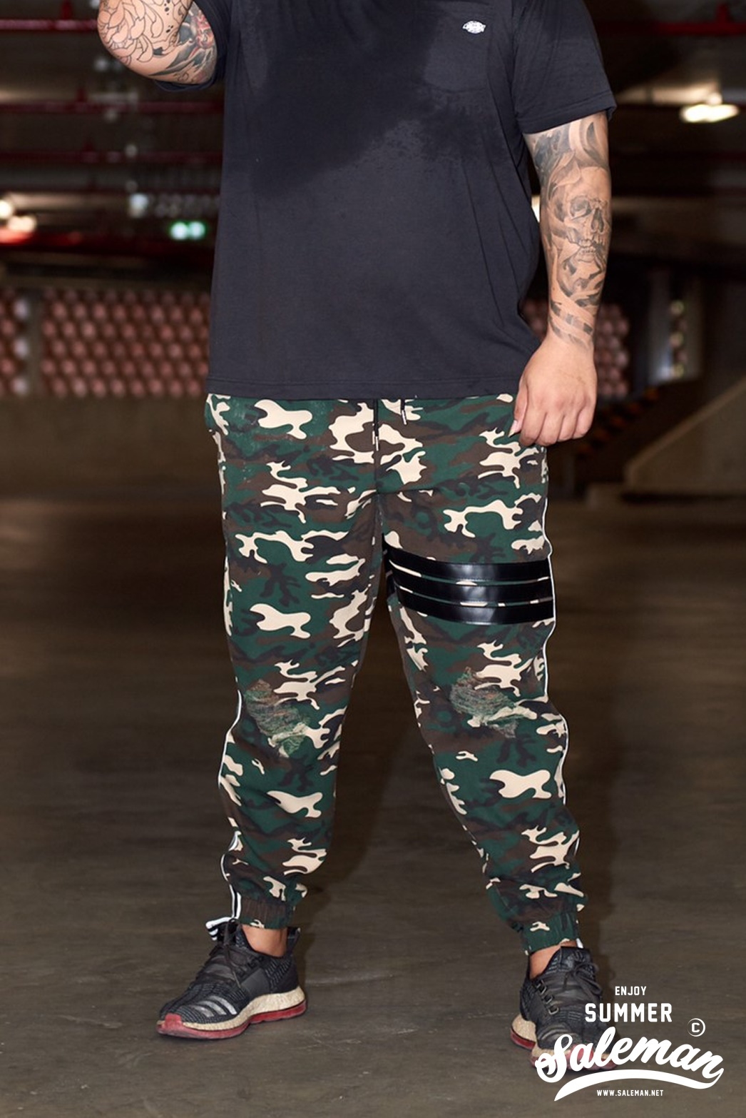 กางเกง Jogger ขาจั๊ม พรีเมี่ยม ผ้า วอร์ม รหัส W680BBTW