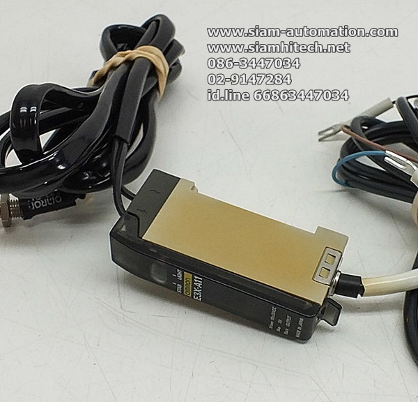 Photoelectric Sensor ยี่ห้อ Omron รุ่น E3X-A11 (มือสอง)