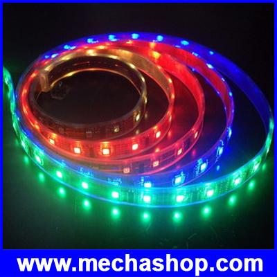 LED RGB 300 LED Flexible Strip Ribbon 5M 5050 12V เปลี่ยนสีได้ (กันน้ำได้) (Chip from Taiwan)