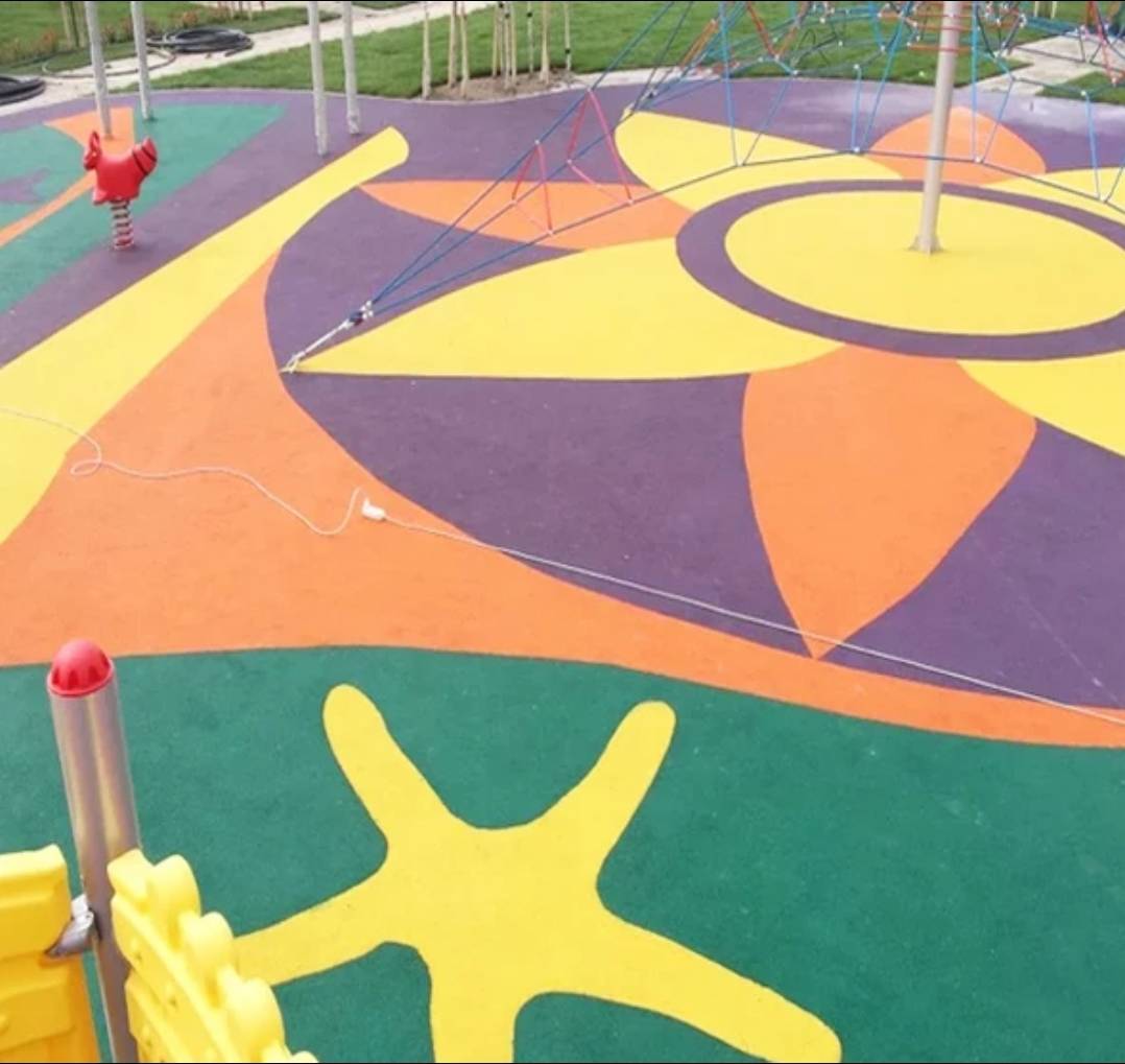 พื้นยางepdm พื้นยางสนามเด็กเล่น พื้นลู่วิ่ง หนา13mm