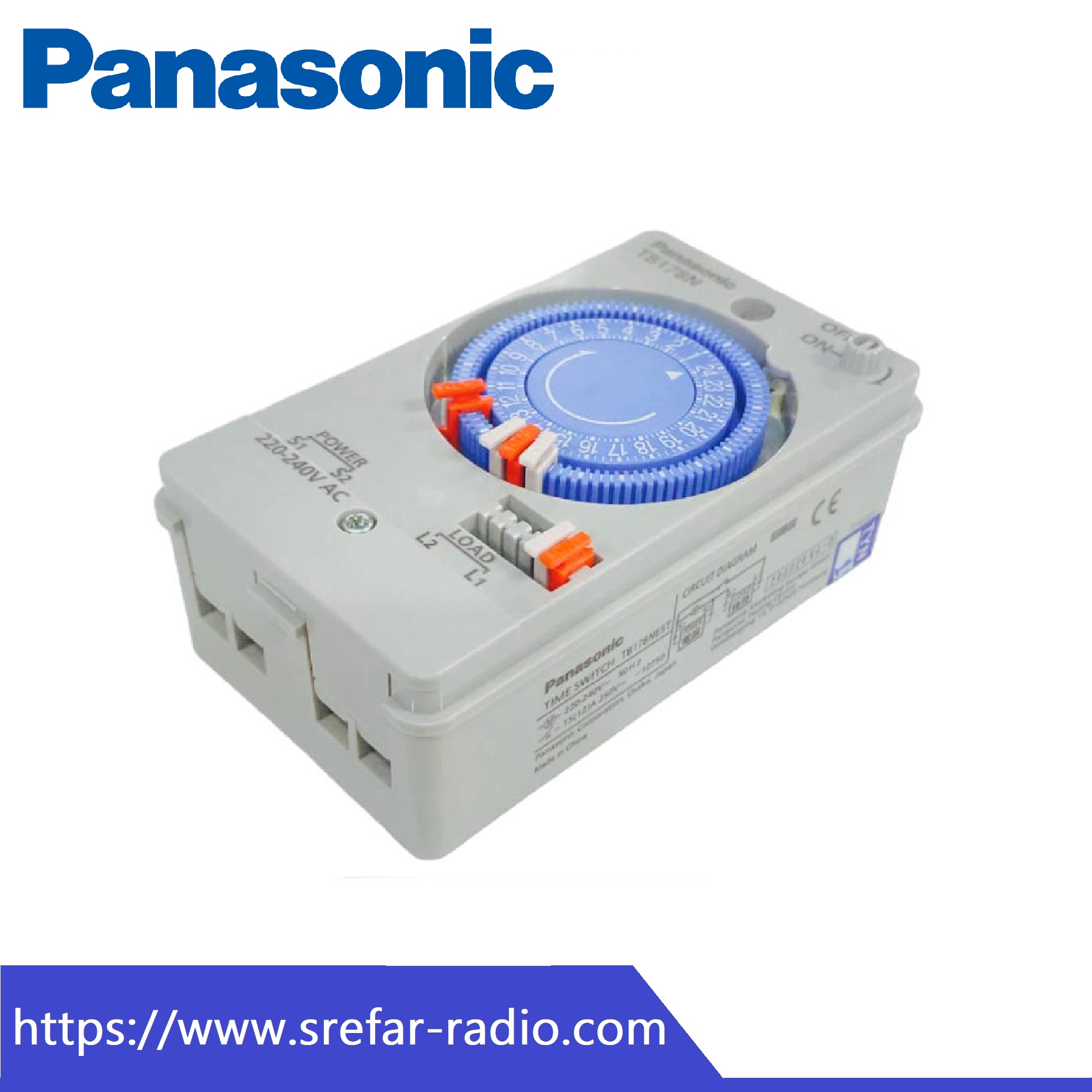 TIME SWITCH PANASONIC TB178NE5T สวิตช์ตั้งเวลาอัตโนมัติ